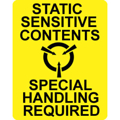 Warning Shipping Labels