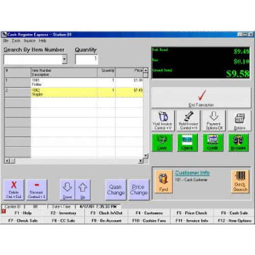 Cash Register Express Software