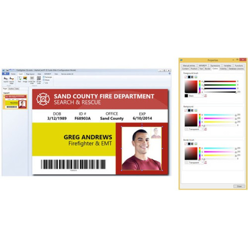 AlphaCard Seagull ID Card Software